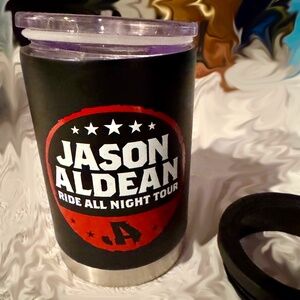 Jason Aldean Ride All Night Tour Tumbler/Koozie